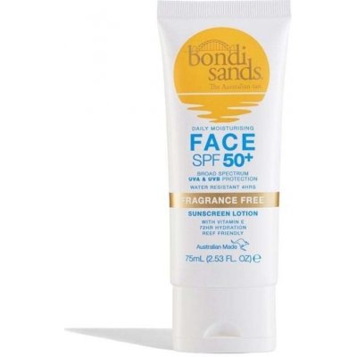 Bondi Sands Face opalovací krém na obličej bez parfemace SPF50+ 75 ml