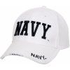 Army a lovecká pokrývka hlavy Čepice Rothco USA Deluxe Navy Baseball bílá