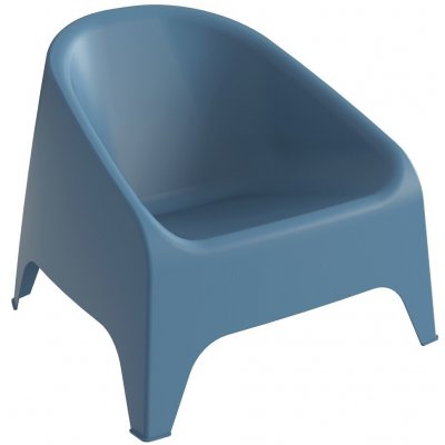 TOOMAX MATERA plastové křeslo kouřově modrá – Zboží Mobilmania