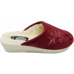 domácí zateplené pantofle Rogallo 3360-106 vínové – Zboží Dáma
