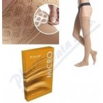 Maxis Brillant kompresivní stehenní punčochy s krajkou Krátká bez špice bronz – Zboží Dáma