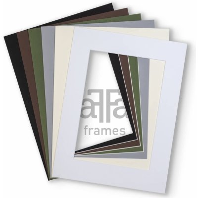 aFFa frames aFFa rámečky Passe Partout | Minimalistická podložka na fotografie, plakáty, diplomy | Karton, barevná, krémová, 29,7x42 cm | 5 kusů v sadě – Zboží Mobilmania