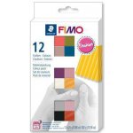 FIMO soft sada 12 barev 25 g FASHION – Sleviste.cz