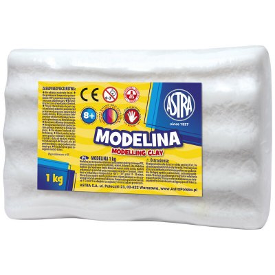 Astra Modelovací hmota do trouby modelíny 1kg Bílá – Zbozi.Blesk.cz