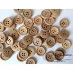 Knoflík přírodní, nelakovaný 20 mm – Zboží Dáma