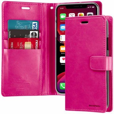 Pouzdro Mercury, Bluemoon Diary iPhone 11 Pro MAX HOT růžové