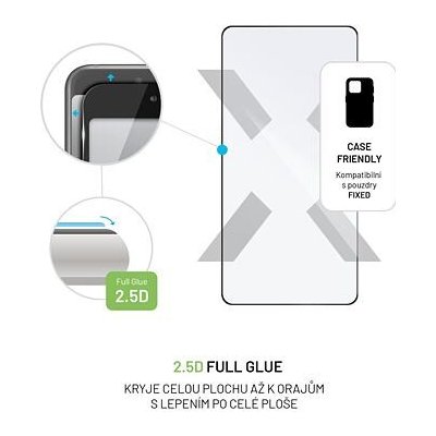 FIXED Full Cover 2,5D Tempered Glass for Xiaomi Redmi Note 13 Pro/POCO M6 Pro, black FIXGFA-1245-BK – Zbozi.Blesk.cz