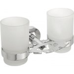OMEGA držák kartáčků včetně sklenic, chrom 104110042 – Sleviste.cz