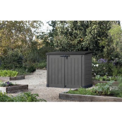 Keter Store-It-Out MAX 2 x 240l tmavě šedý – Zboží Mobilmania