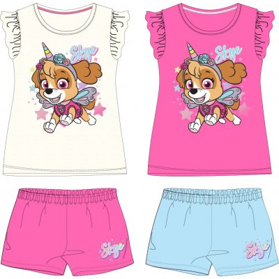 Dívčí pyžamo - Paw Patrol 52042084 smetanové růžové