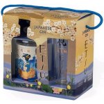 Etsu Gin 43% 0,7 l box (dárkové balení 1 sklenice) – Zboží Mobilmania
