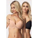 Dorina 2PACK kojicí podprsenka May Eco II vyztužená černobéžová – Zboží Dáma