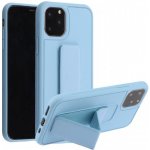 Pouzdro AppleKing s funkcí stojánku / úchytu iPhone 12 Pro Max - světle modré – Zboží Mobilmania