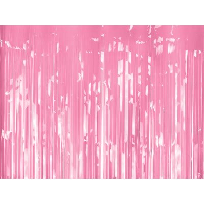 Párty závěs s třásněmi “RŮŽOVÝ”, 100x200 cm – Hledejceny.cz