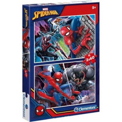 Clementoni Spider-Man 07137 2 x 60 dílků