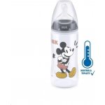 Nuk kojenecká láhev na učení Disney Mickey s kontrolou teploty šedá 300 ml – Zbozi.Blesk.cz