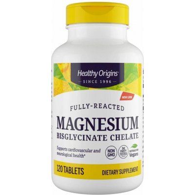 Healthy Origins Hořčík bisglycinát 120 tablet – Hledejceny.cz
