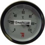 Thermis Teploměr topenářský ETR 0-120°C, ø 63 mm, L 50 mm ETR6312050 – HobbyKompas.cz