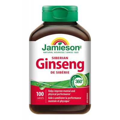 Jamieson Sibiřský ženšen 650 mg 100 tablet