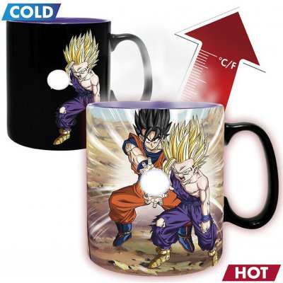Dragon Ball Měnící hrnek DBZ & Gohan Cell 460 ml – Hledejceny.cz