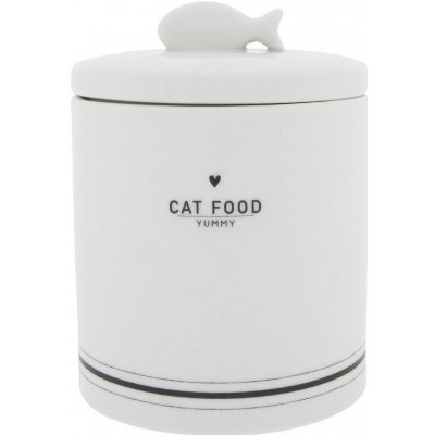 Bastion Collections velká CAT Food in Black 14 x 16,5