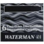 Waterman Inkoustové bombičky krátké černé 1507/7520110 6 ks – Zboží Dáma