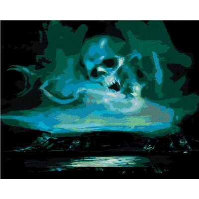 zuty Znamení zla na obloze (Harry Potter), 40×50 cm, vypnuté plátno na rám