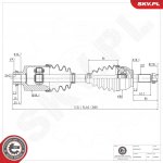 40SKV227 ESEN SKV Hnací hřídel | Zboží Auto