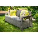 Keter Corfu Love Seat cappuccino – Zboží Mobilmania