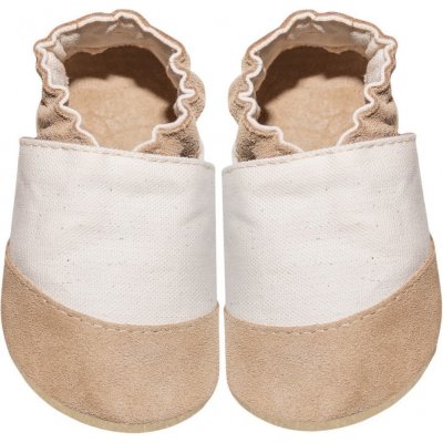 Funky Monkey kožené barefoot capáčky Panama pískové béžové – Sleviste.cz