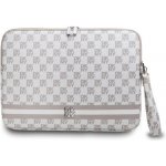 DKNY PU Leather Checkered Pattern and Stripe Obal na Notebook 13/14" Beige, DKCS14PVSHLE – Zboží Mobilmania