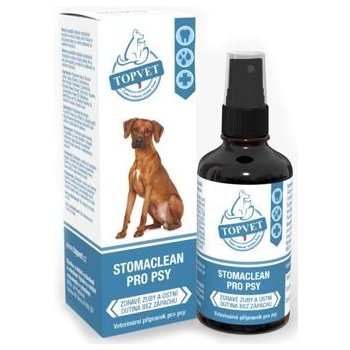 Topvet Stomaclean ústní sprej pro psy sol 50 ml