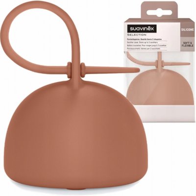 Suavinex krabička na dudlík Colour Essence cihlová – Zboží Dáma