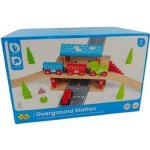 Bigjigs Rail Nádraží nad cestou – Zboží Dáma