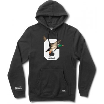 GRIZZLY mikina Duck Season Pullover Hoodie Blk