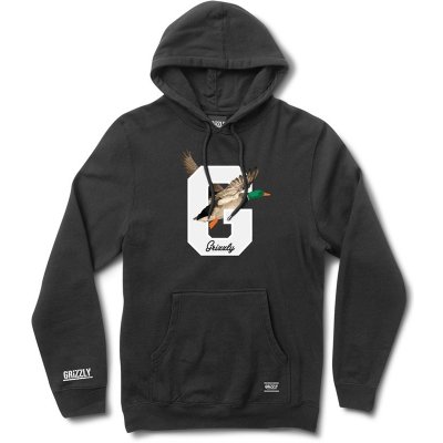 GRIZZLY mikina Duck Season Pullover Hoodie Blk