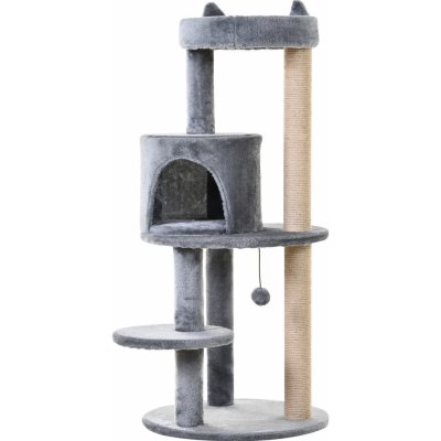 PawHut Cat Tree 4-Story Cat Cave Škrabadlo 48 x 48 x 104 cm