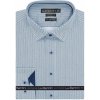 Pánská Košile Lui Bentini pánská košile dlouhý rukáv slim fit LDS231 vzorovaná světle modrá