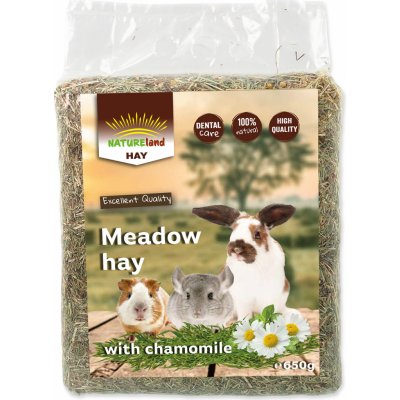 Nature Land Meadow Hay Seno Heřmánek 0,65 kg – Zboží Mobilmania