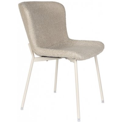 White Label Living Marion kovová bílé bouclé – Sleviste.cz