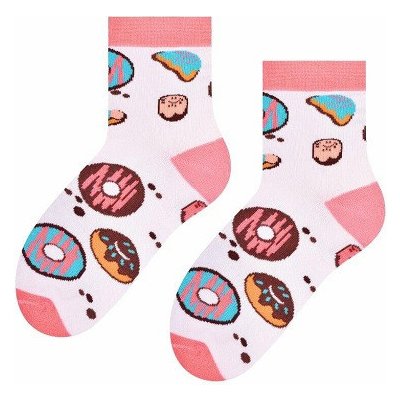 Dívčí ponožky Donuts S smetanová