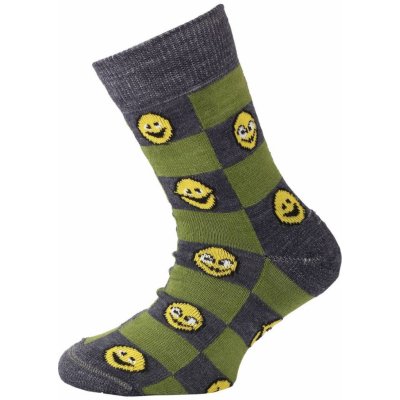 Lasting dětské merino ponožky TJE zelené – Zboží Mobilmania