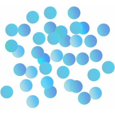 Konfety papírové kolečka 1.5 cm modrá 18g – Zboží Dáma