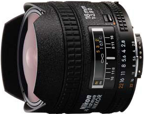 Nikon 16mm f/2.8 AF D A