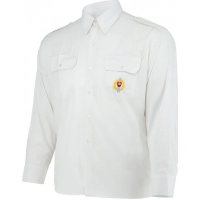 Košile Armáda Slovenská SK s dlouhým rukávem slovenská BÍLÁ – Hledejceny.cz