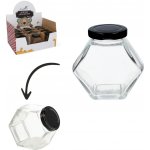 Pro-Tech shop Zavařovací sklenice šestihranná 100ml se šroubovacím víčkem 67117 – Hledejceny.cz