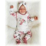 Kojenecké dupačky pudr Růžička PU – Sleviste.cz