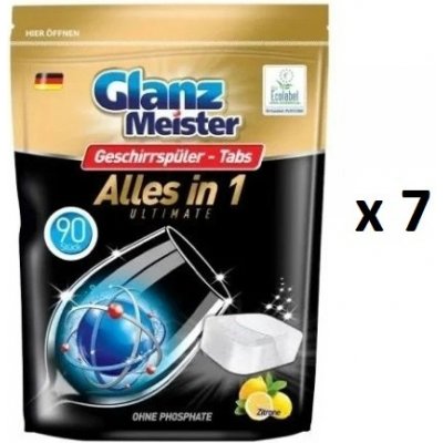 Glanz Meister tablety do myčky all in1 7 x 90 ks – Zboží Dáma