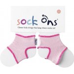 KIKKO SOCK ONS Držák ponožek Classic Baby růžová – Zboží Dáma