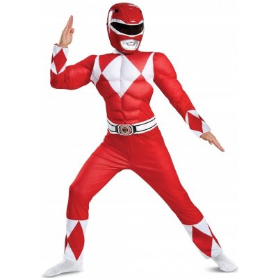 Disguise Red Ranger Classic Muscle Power Rangers licence M – Zboží Mobilmania